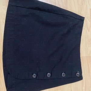 Urban Outfitters black button skirt